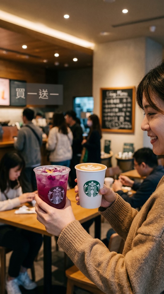 Starbucks Buy One Get One Free - 4K Mobile Wallpapers