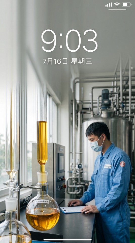Taisugar Soybean Salad Oil Quality Testing - 4K Wallpaper