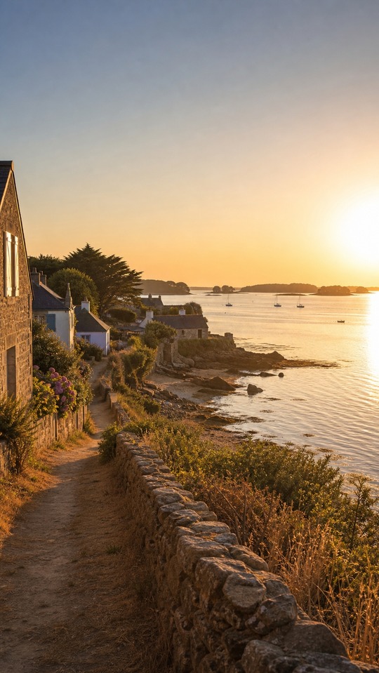 Morbihan Brittany Coast - 4K Wallpaper