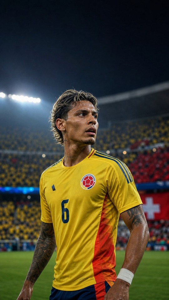 Richard Rios Colombia Jersey - 4K Phone Background