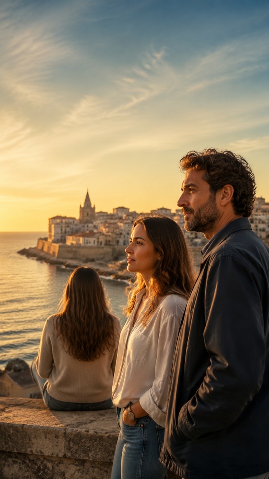 Plus Belle la Vie Sunset Coastal Scene - 4K Wallpapers