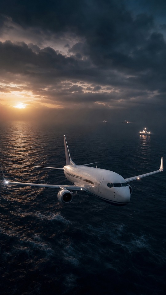 波音 737 失蹤飛機 - 電影級 4K 手機壁紙