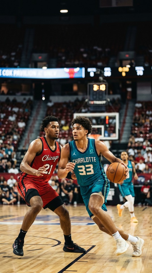 NBA Summer League Action - 4K Phone Background