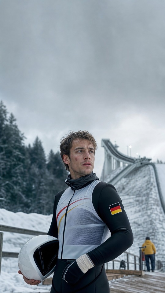 Pius Paschke Portrait - 4K Ski Jumping Wallpaper