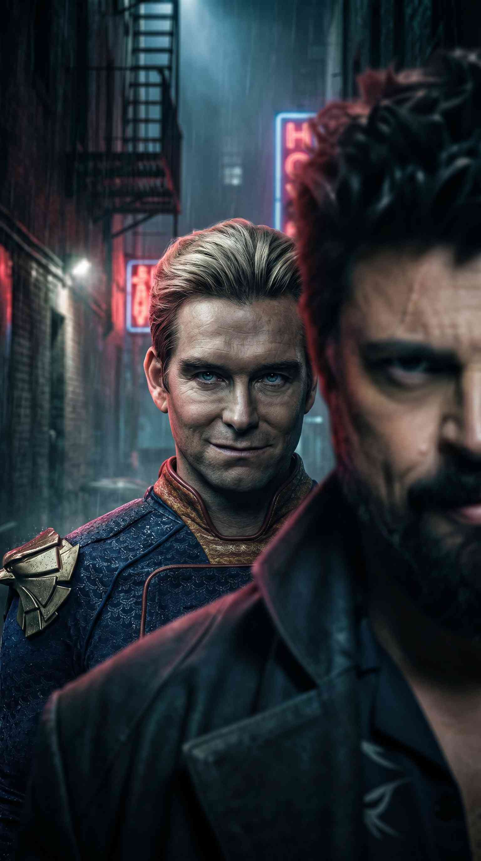 Homelander & Billy Butcher - 4K Hintergrundbild