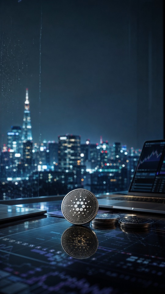 Cardano Krypto Trading - Handy Wallpaper