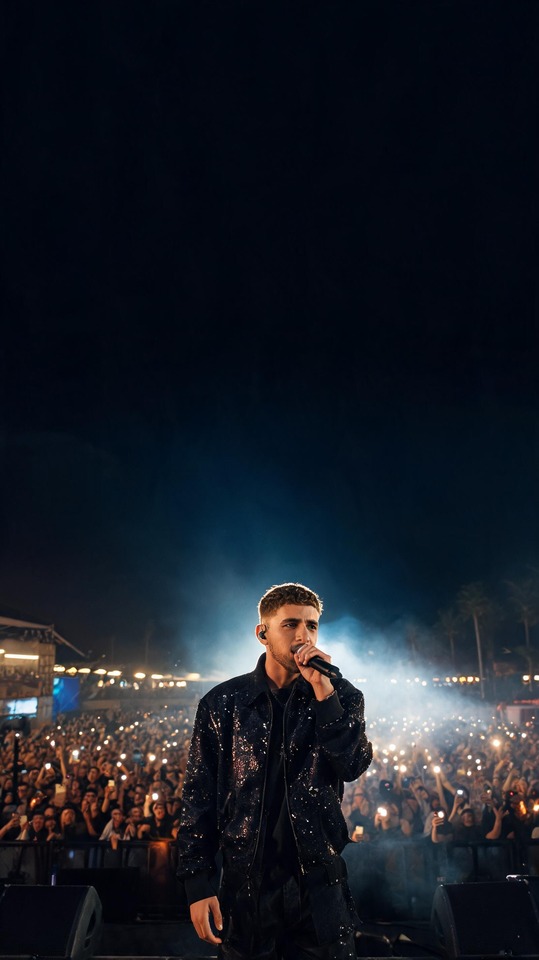 Quevedo Live in Concert - 4K Phone Wallpaper