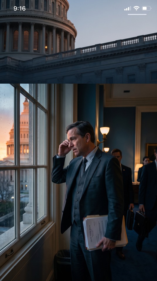Government Shutdown - Cinematic US Senate 4K Wallpaper