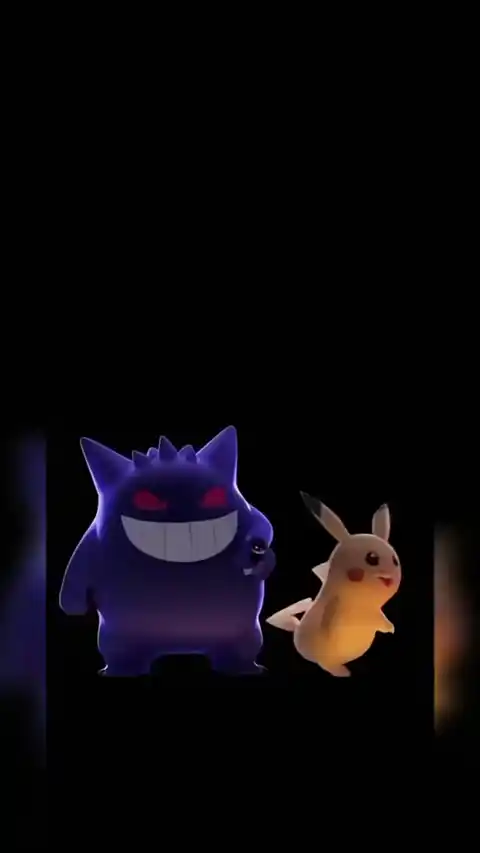 Fond d'Écran Dynamique Gengar et Pikachu