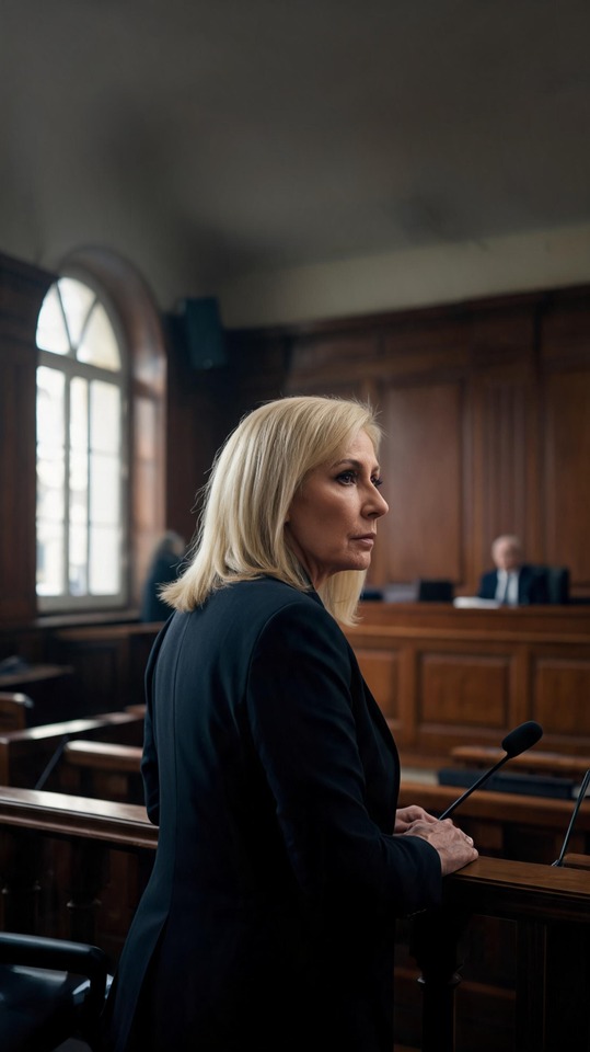 Procès Le Pen Realistic Courtroom 4K Wallpaper