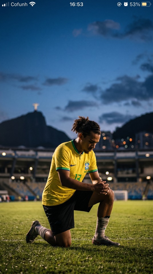 Brasilien Nationalmannschaft - 4K Fußball Wallpaper