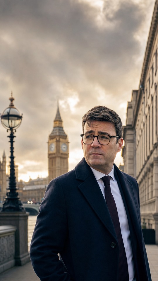 Andy Burnham in Westminster - 4K Prime Minister Path Wallpaper