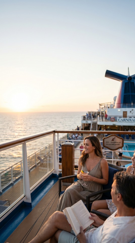 Carnival Corporation Ltd Sunset Cruise - 4K Background