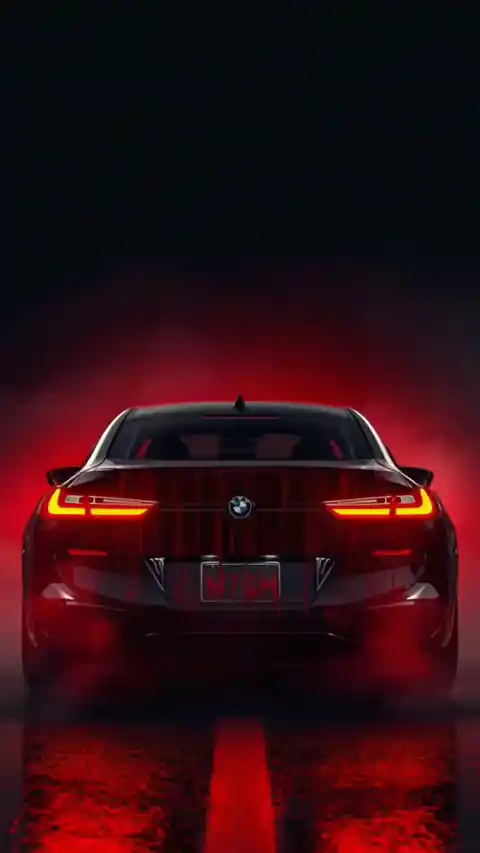 BMW M8 Cinematic Neon Red - Live Wallpaper