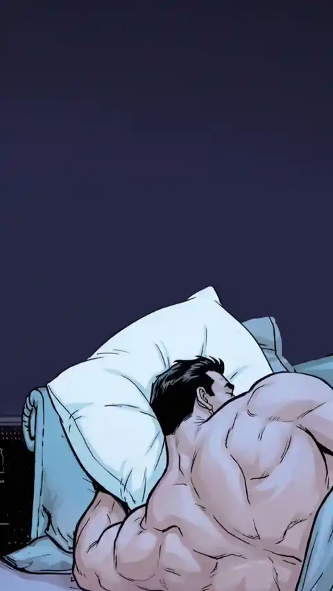 Muskulöser Superheld Comic-Stil - Live Wallpaper
