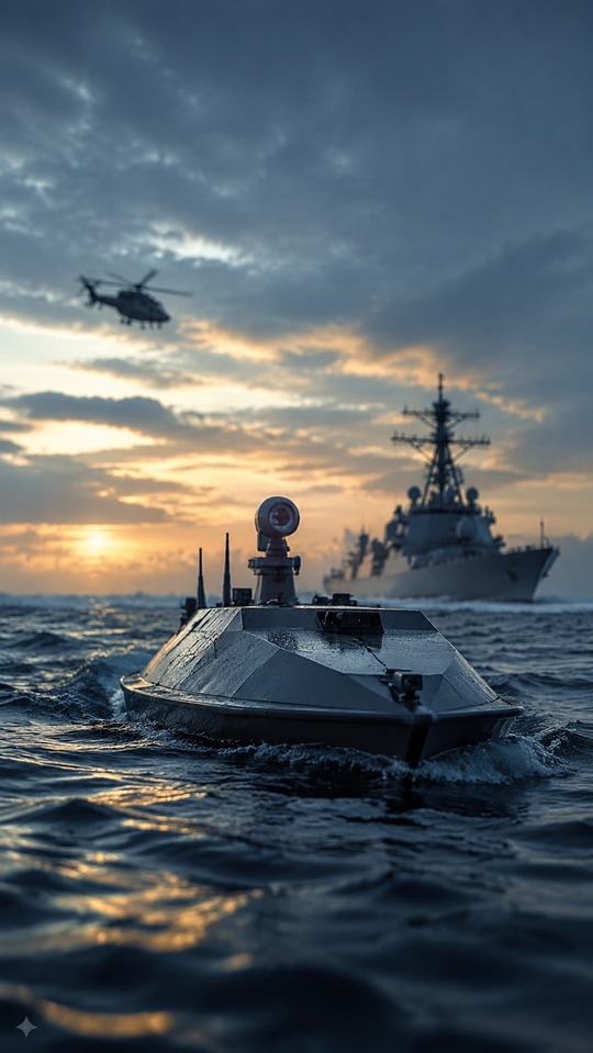 Unmanned Surface Vehicle (USV) Cinematic Background