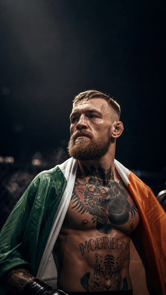 Conor McGregor Cinematic Realistic Wallpaper - 4K Phone Background