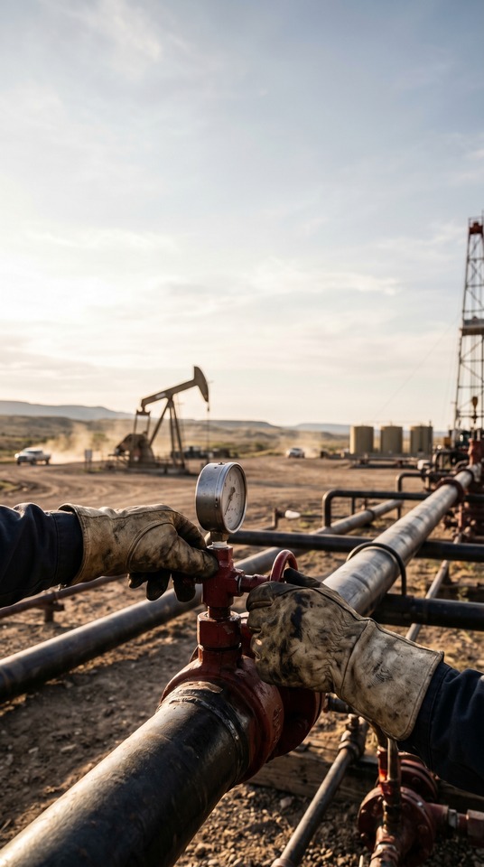 Oil Petroleum Industry Scene - 4K Wallpapers