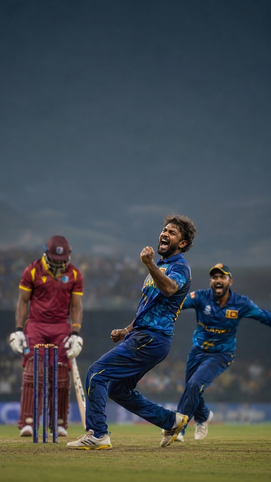 Westindische Cricket-Nationalmannschaft Action - 4K