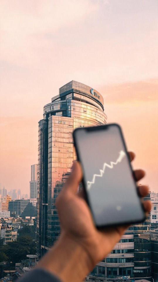 NSE Börse Investment Wachstum - 4K Hintergrundbild