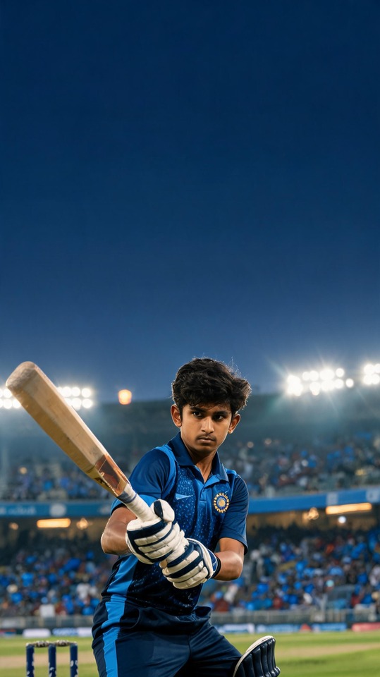 Indian Cricket Team: Vaibhav Suryavanshi - 4K Wallpaper