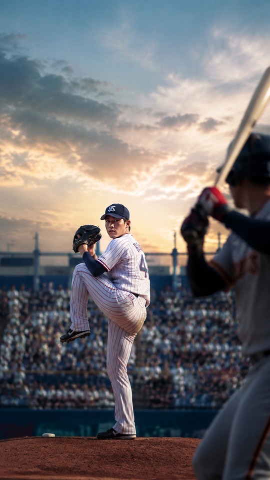 Yakult vs Giants Cinematic Baseball - 4K Wallpaper
