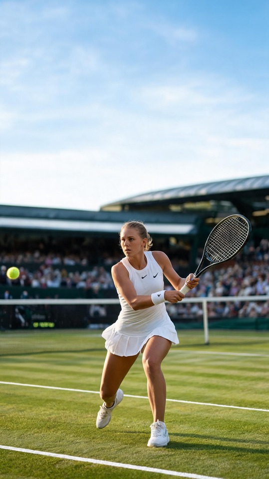 Linda Noskova Tennis - 4K Handy Wallpaper