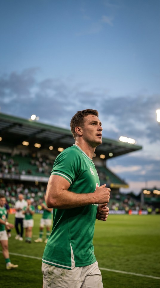 Sean Jansen Ireland Rugby Debut - 4K Wallpaper