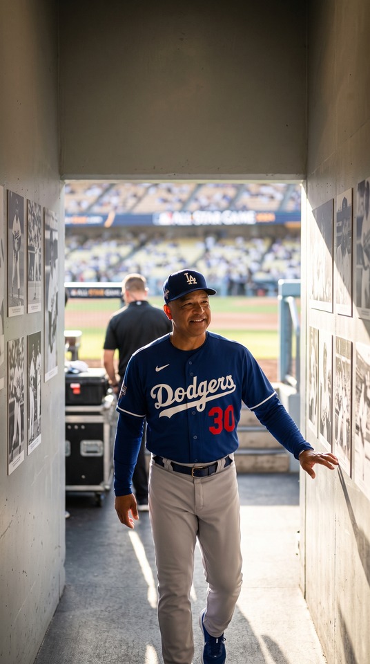 Dave Roberts Dodgers Manager - 4K Handy Wallpaper