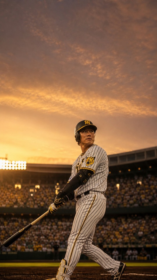 Hanshin Tigers Baseball - 4K Sperrbildschirm