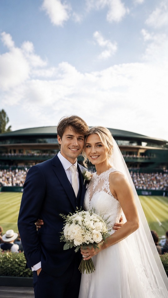 Alex de Minaur and Katie Boulter Wedding - 4K Wallpaper