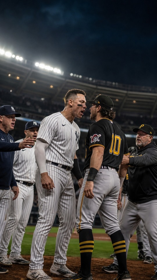 Yankees Pirates MLB Confrontation - 4K Wallpaper