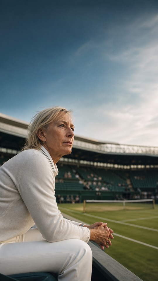 Martina Navratilova Wimbledon - 4K Phone Wallpaper