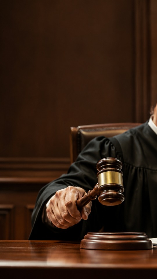 Judge Gavel and Courtroom Trial - 4K Wallpapers