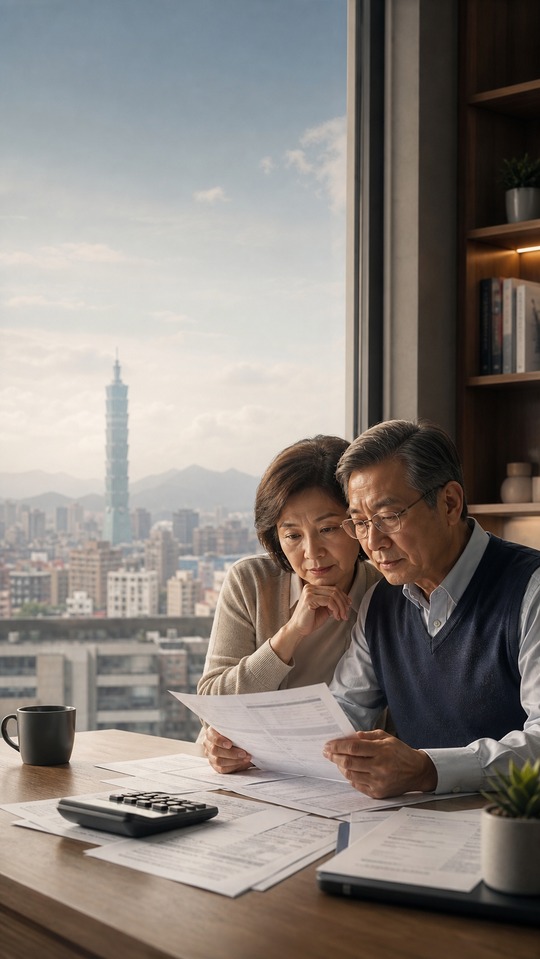 Retirement Pension Planning Scene - 4K Phone Background
