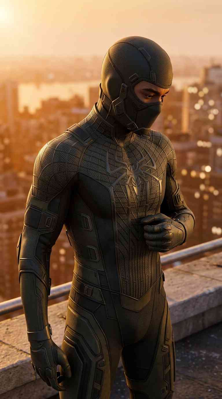 Spider-Man Táctico - Fondo para Celular 4K