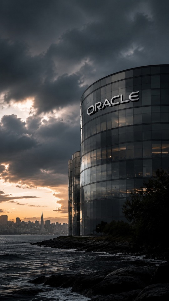 Oracle Aktie Firmengebäude - 4K Hintergrundbild