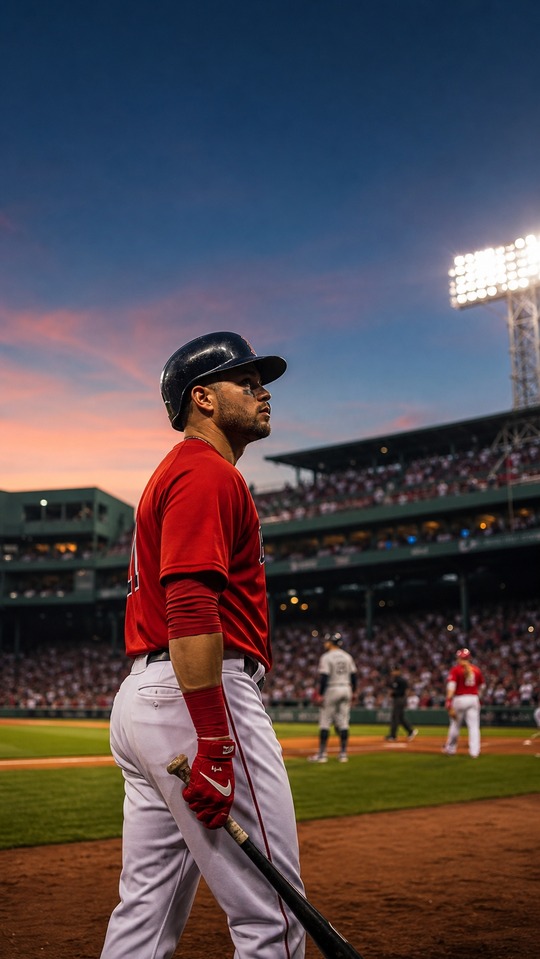Red Sox Baseball Spieler - 4K Handy Wallpaper