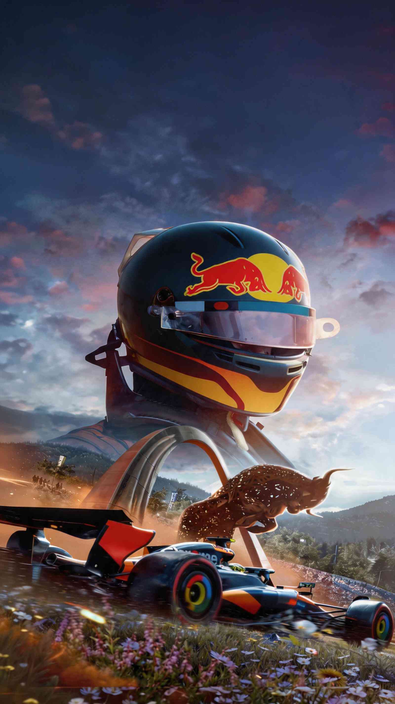 Red Bull F1 Racing Wallpaper for Mobile
