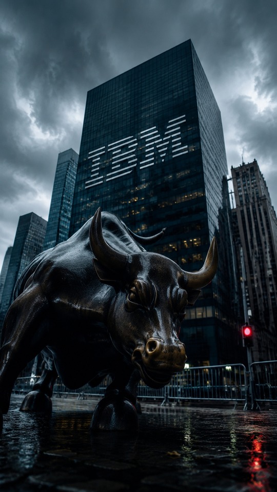 IBM Precio de Acciones y Toro - Fondos de Pantalla 4K