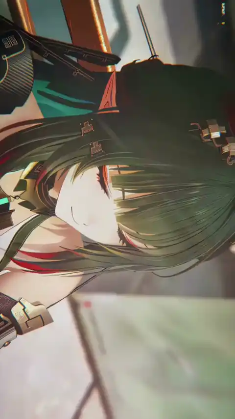 Cyberpunk Anime Girl Tech-wear - Live Wallpaper