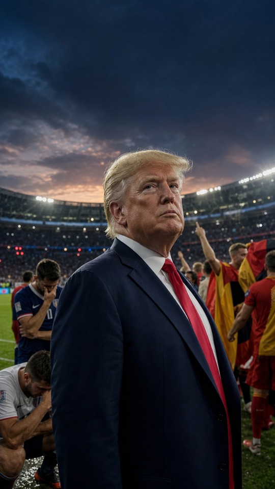 Donald Trump Cinematic Stadium - 4K Background