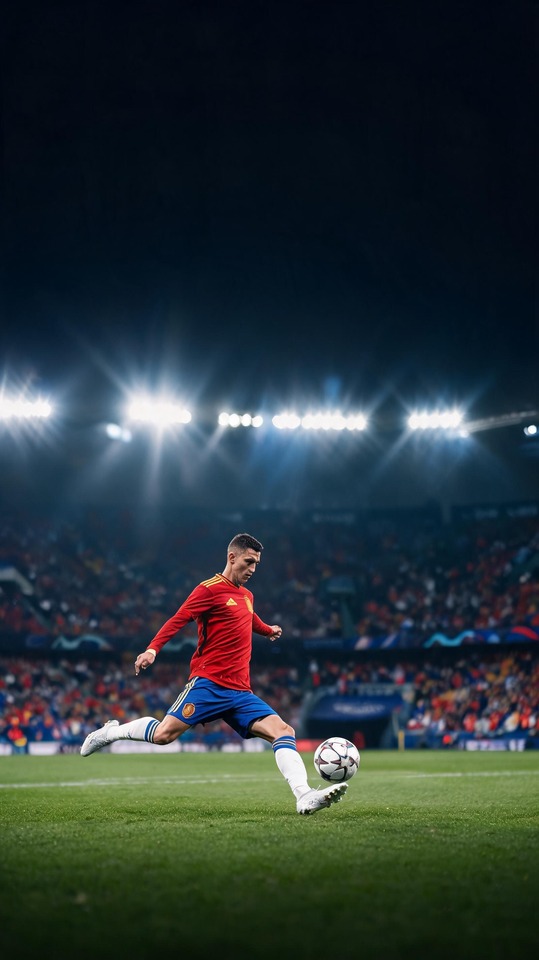 Athletic Spain Soccer Player - 4K Sports Wallpaper