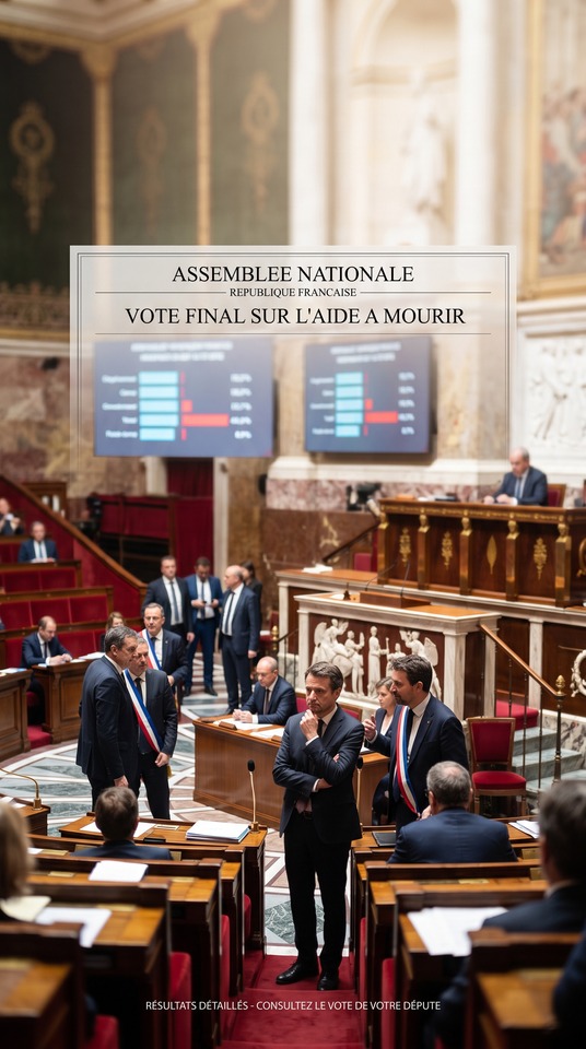 Vote Deputes Loi Euthanasie France - 4K Wallpaper
