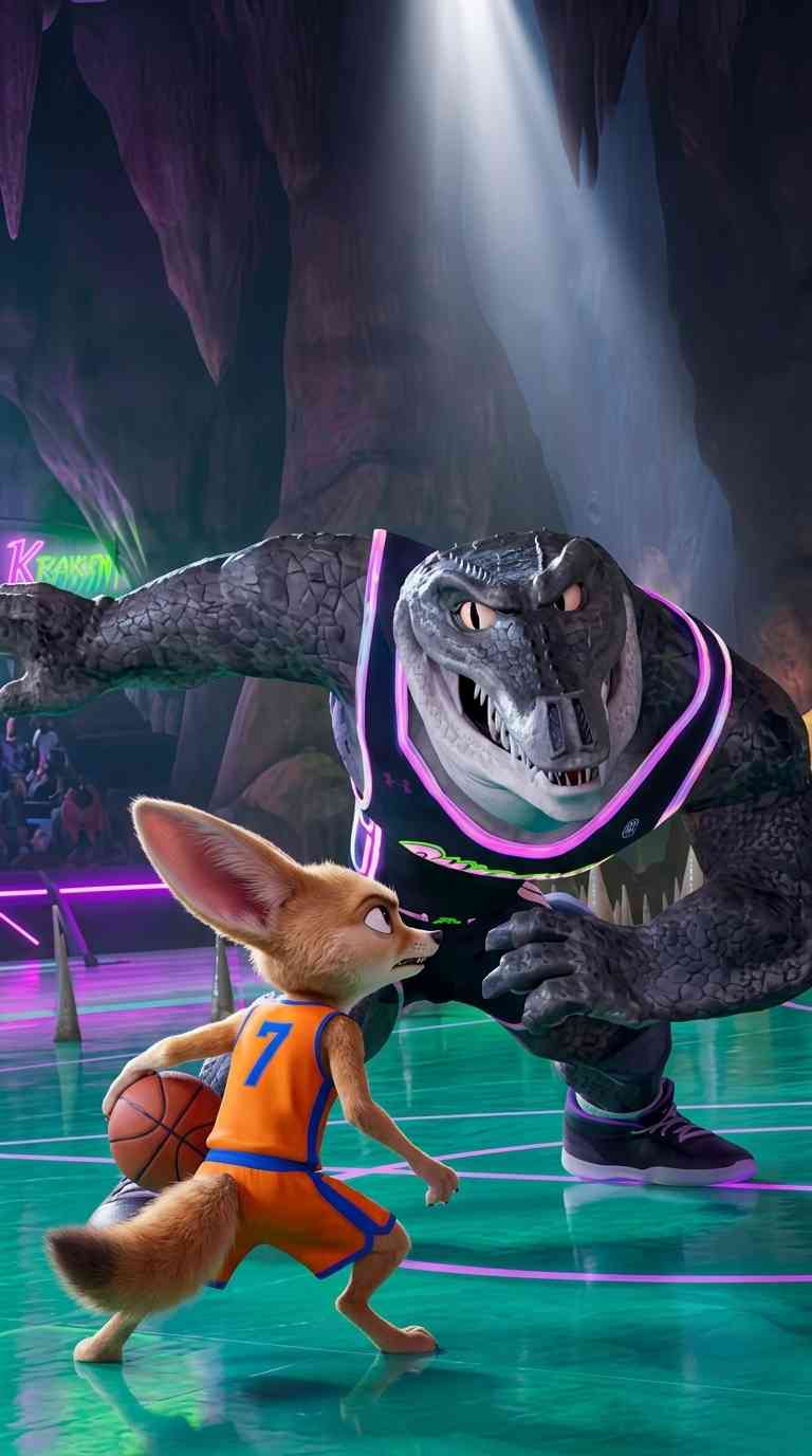 Finnick Basketball-Action - 4K Wallpaper