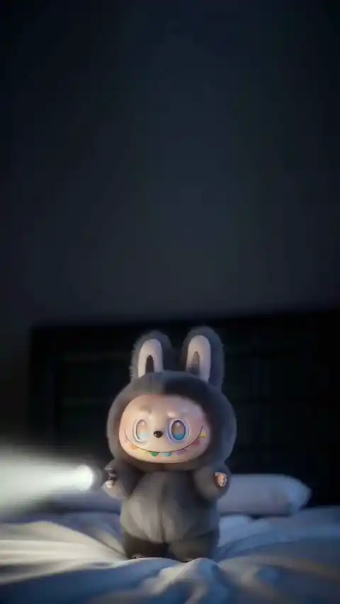 Monstruo Conejito 3D con Linterna - Fondo Animado