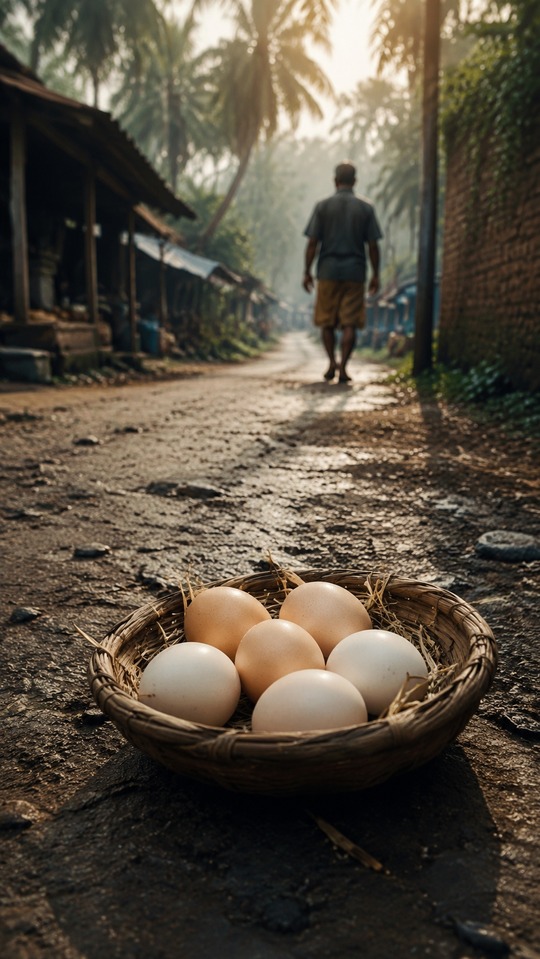 ന യ സ (Niyas) Rural Story Scene - 4K Wallpaper