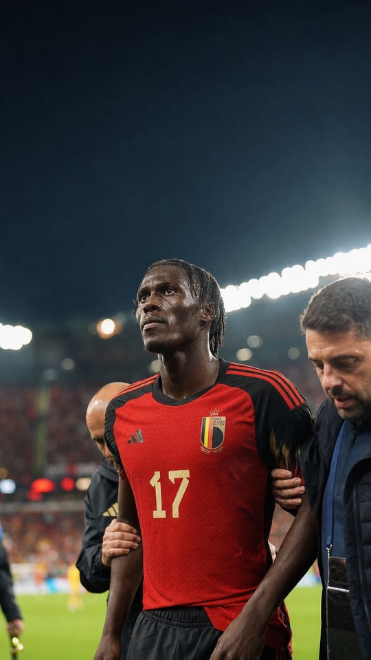 Amadou Onana Belgium National Team - 4K Wallpaper