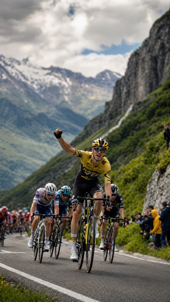 Tour de France Stage 5 Victory - 4K Backgrounds