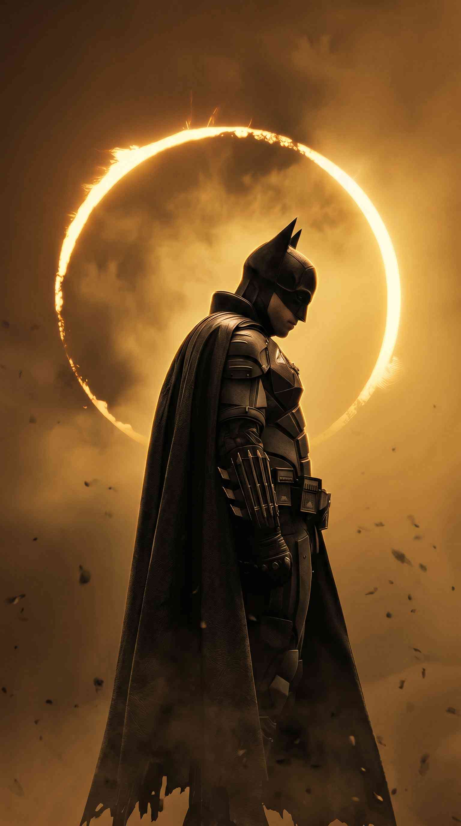 Batman Cinematic Eclipse - 4K Mobile Background
